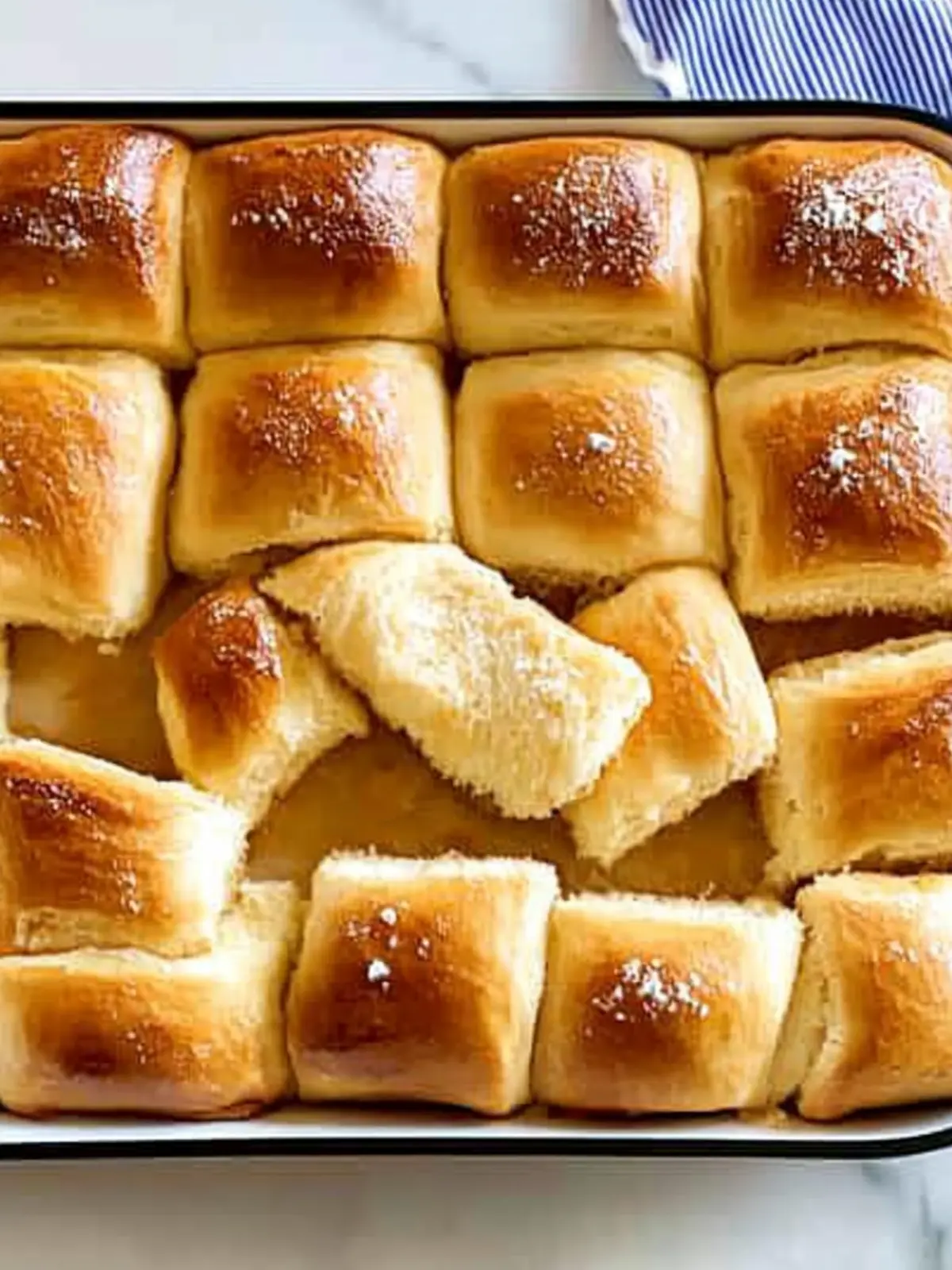 Buttery Parker House Rolls