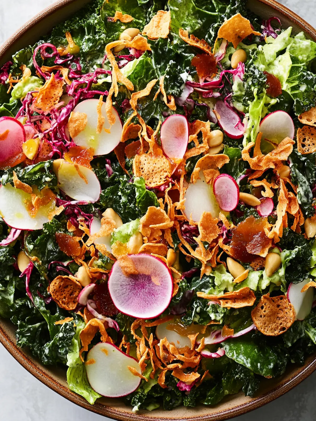 Make-Ahead Holiday Salad with Fried Shallots and Sweet Dates 2 Make-Ahead Holiday Salad