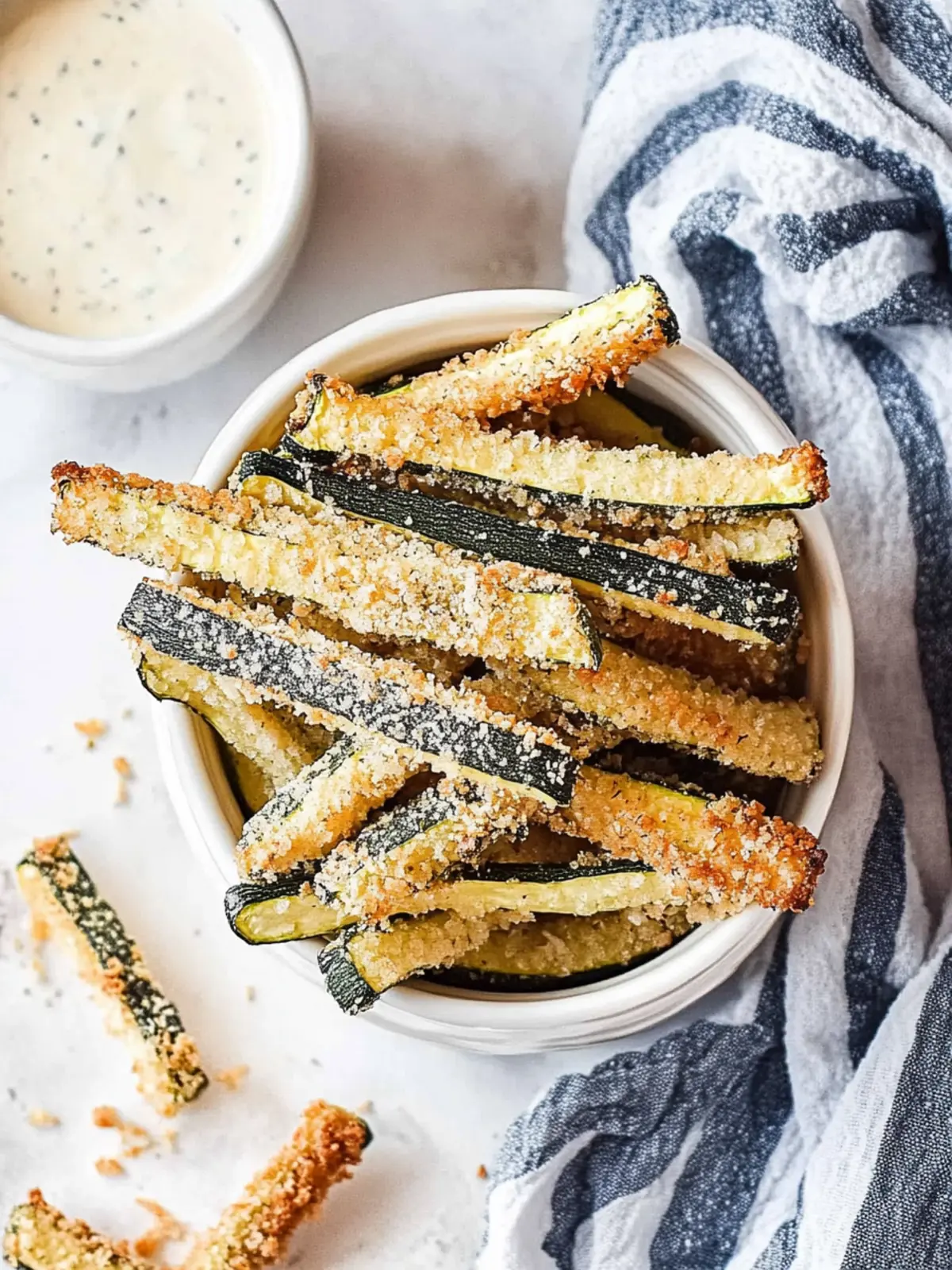 Crispy Baked Zucchini Fries: Guilt-Free Crunchy Snack 3 Crispy Baked Zucchini Fries
