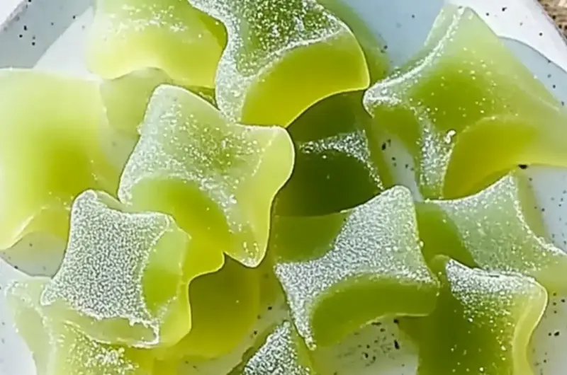 DIY Green Apple Ginger Gummies