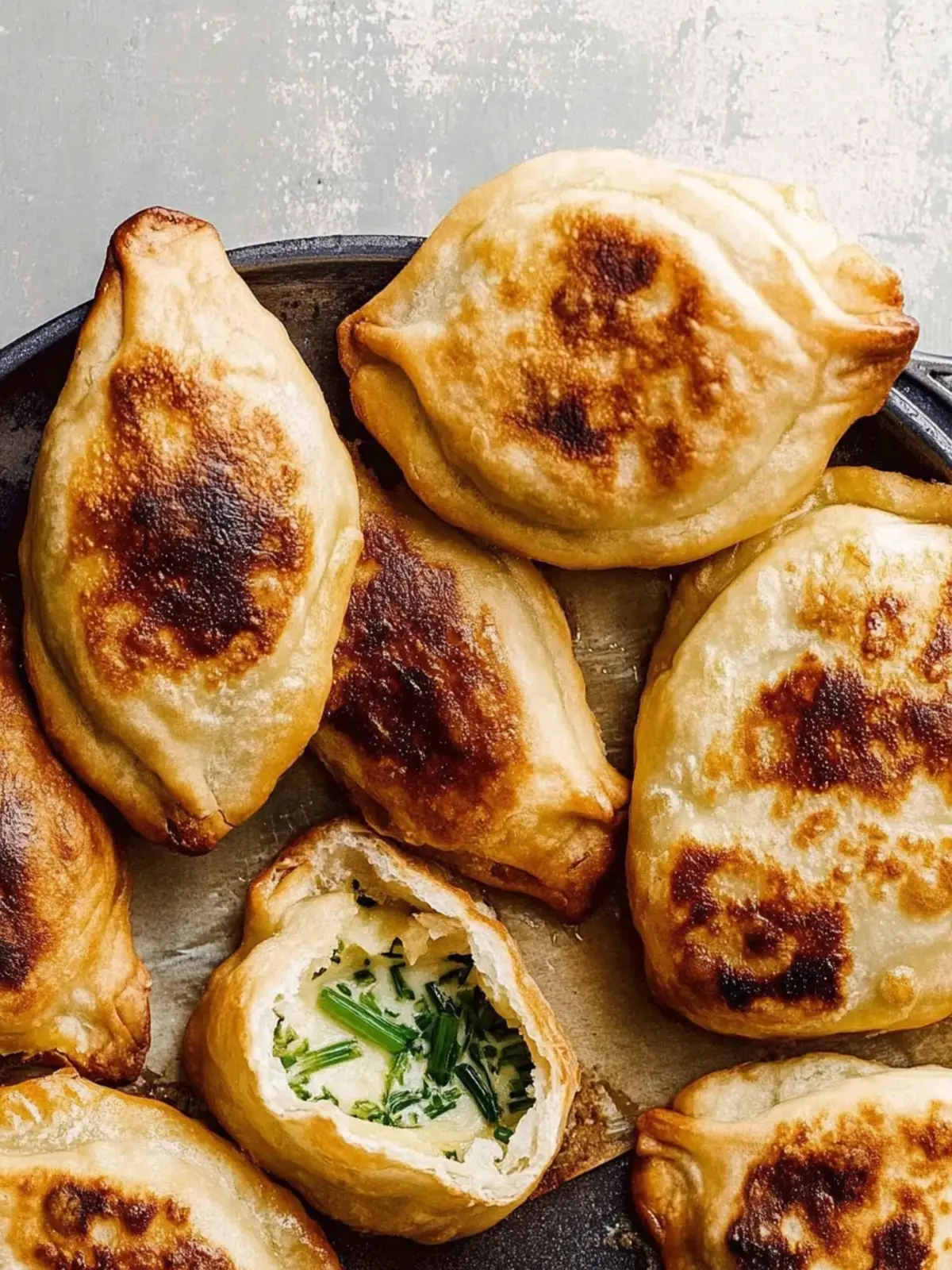 Savor Succulent Pan-Fried Chive Pockets Bursting with Flavor 5 Pan-Fried Chive Pockets
