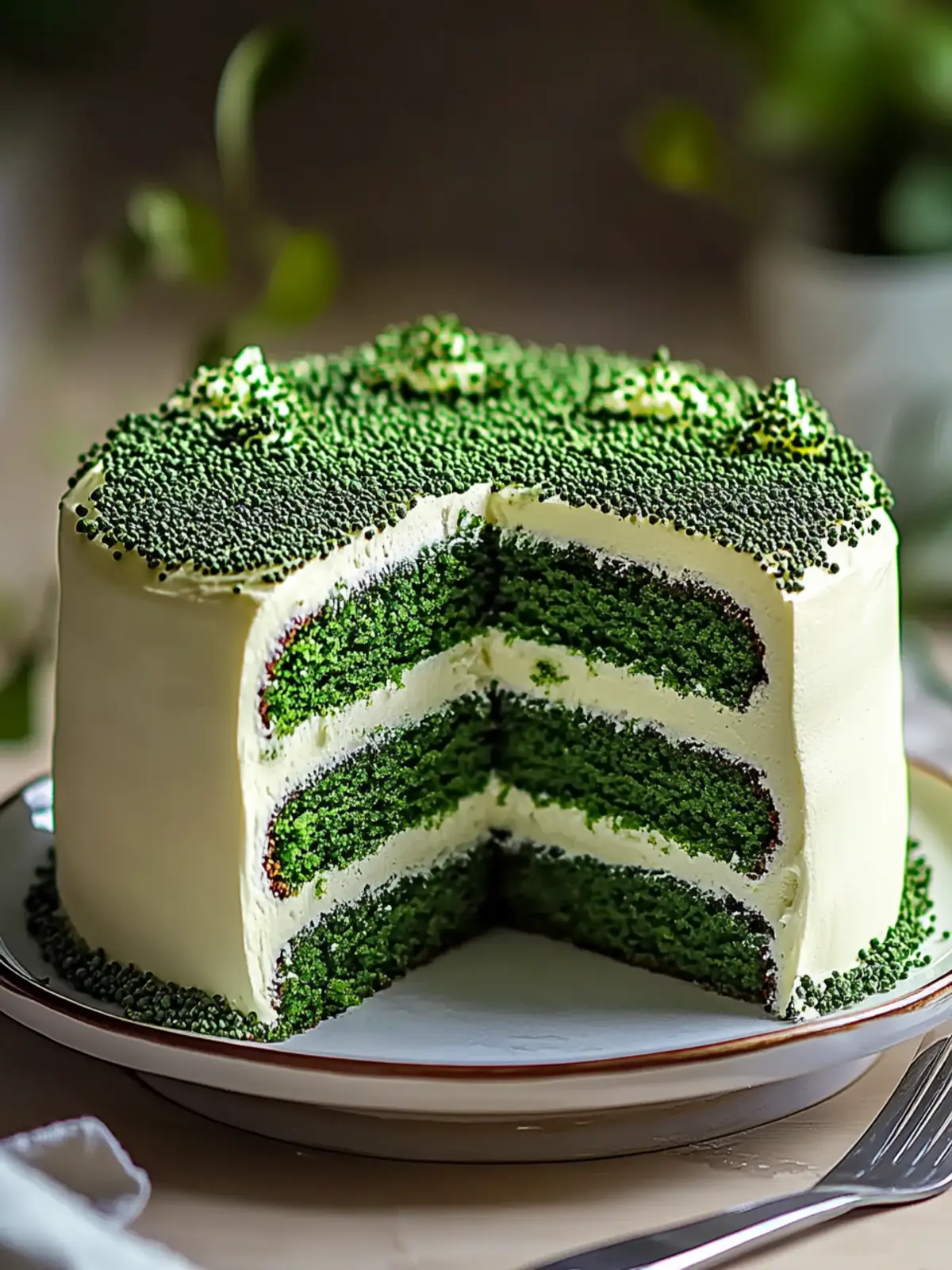Green Velvet Cake