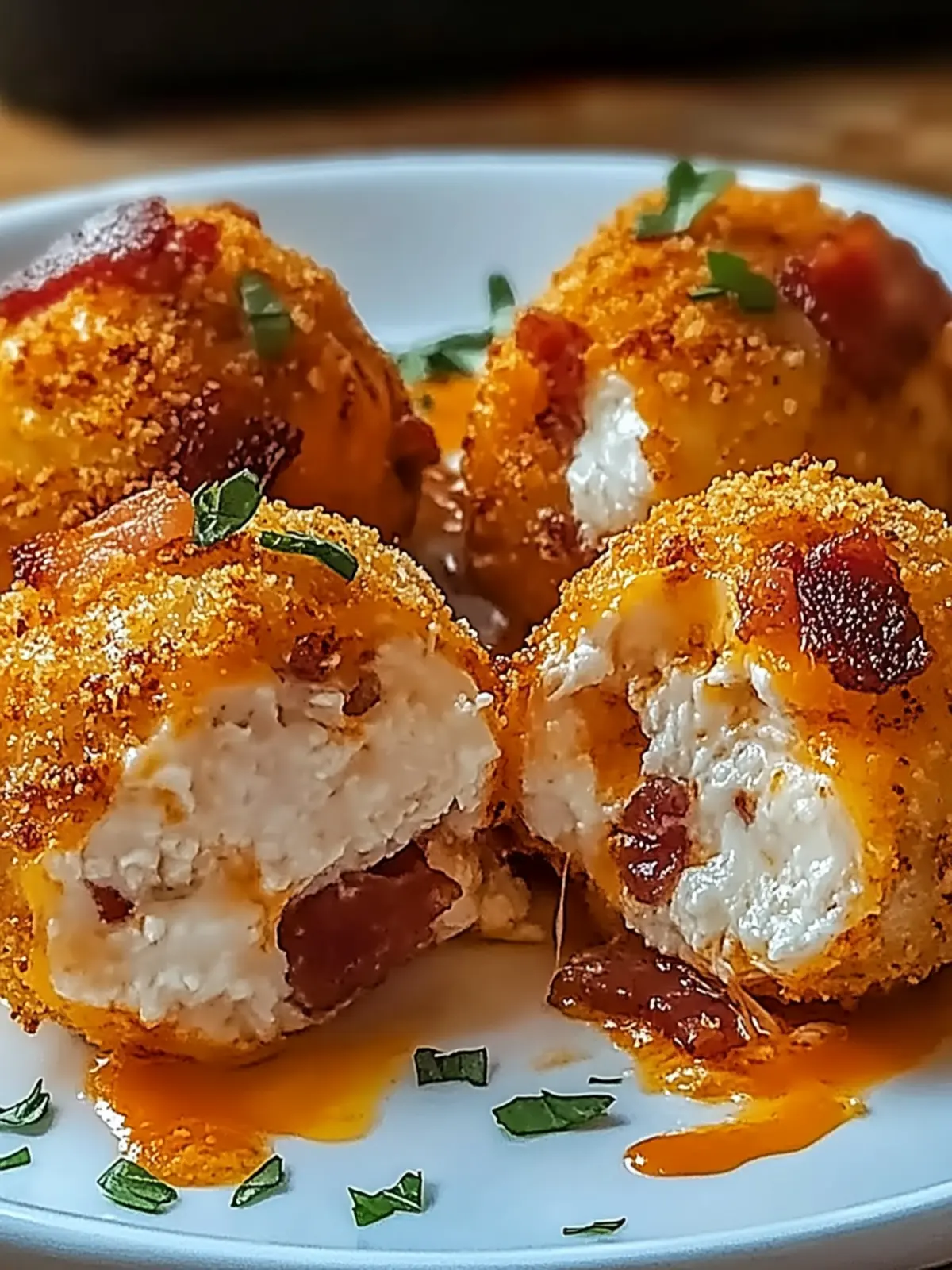 Buffalo Chicken Bacon Mozzarella Bombs That WOW Your Guests 4 Buffalo Chicken Bacon Mozzarella Bombs