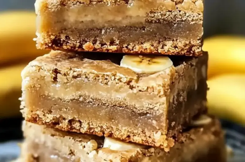 Banana Blondies