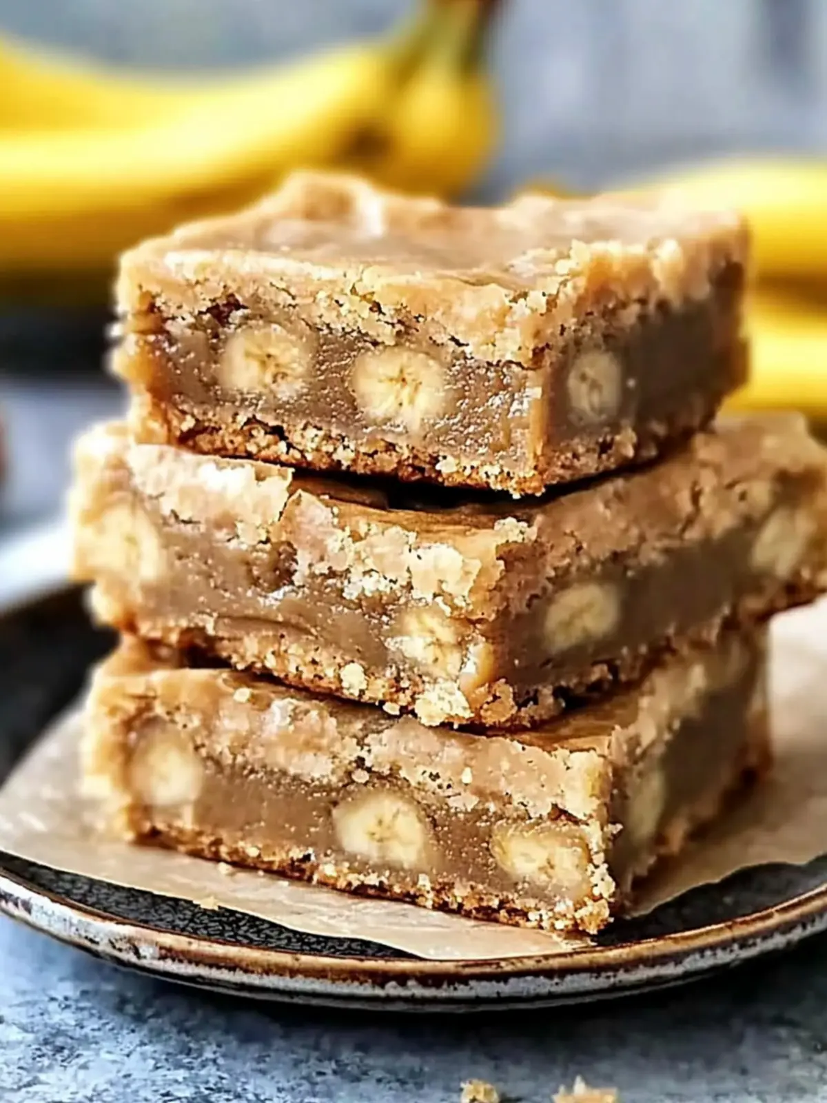 Customizable Banana Blondies: Soft, Chewy Bliss Awaits 2 Banana Blondies