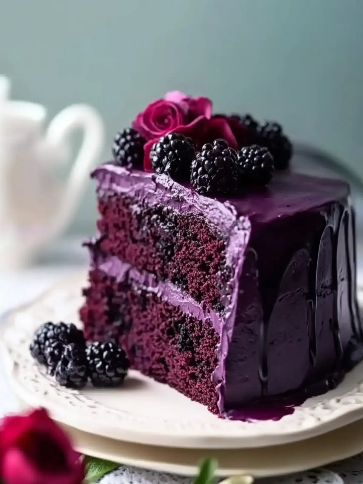 Decadent Blackberry Velvet Cake: A Must-Try Summer Delight 5 Blackberry Velvet Cake