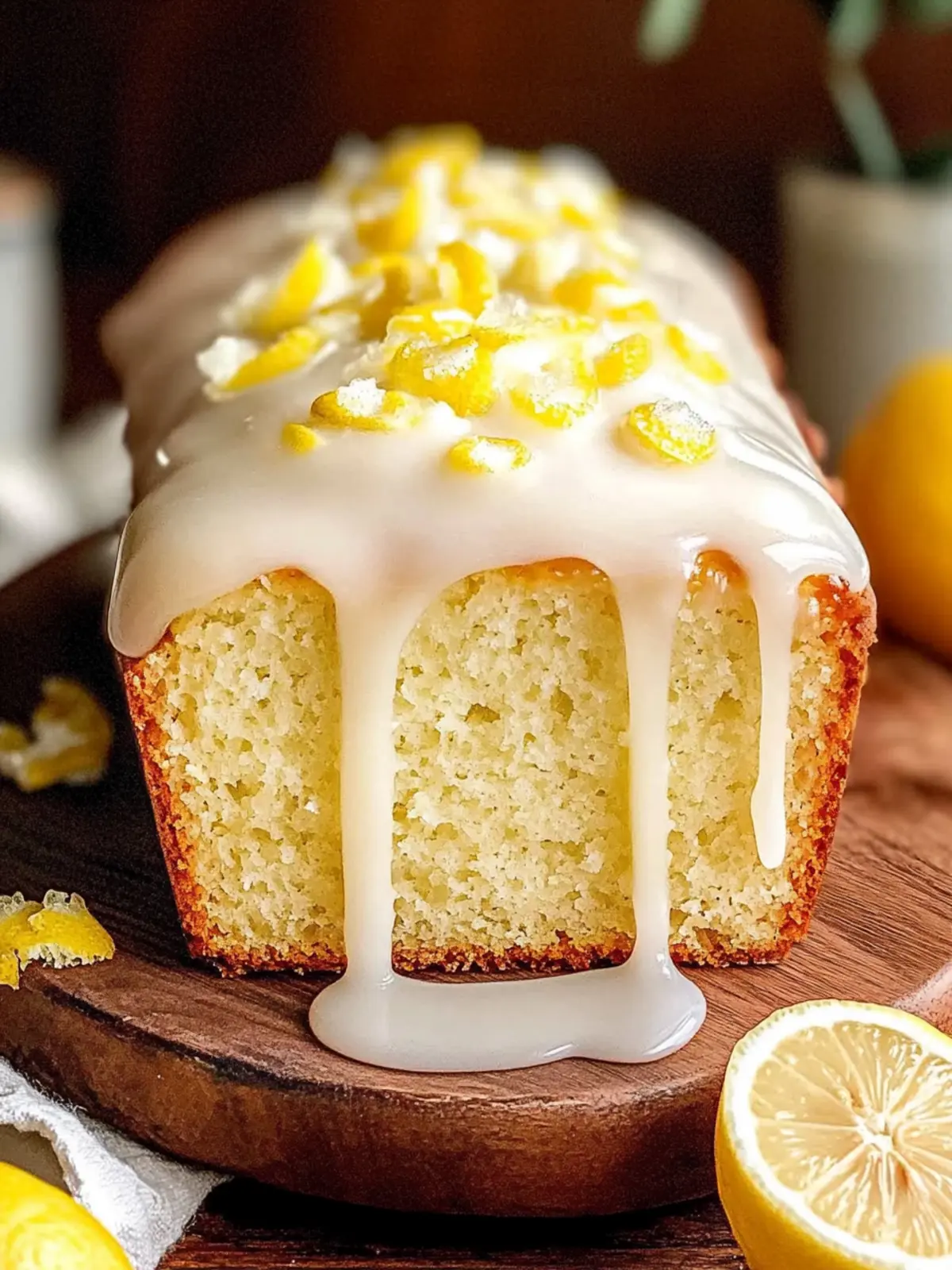 Moist Lemon Bread with Glaze That Brightens Your Day 4 Lemon Bread with Glaze