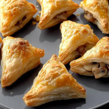 Mushroom Puff Pastry Bites