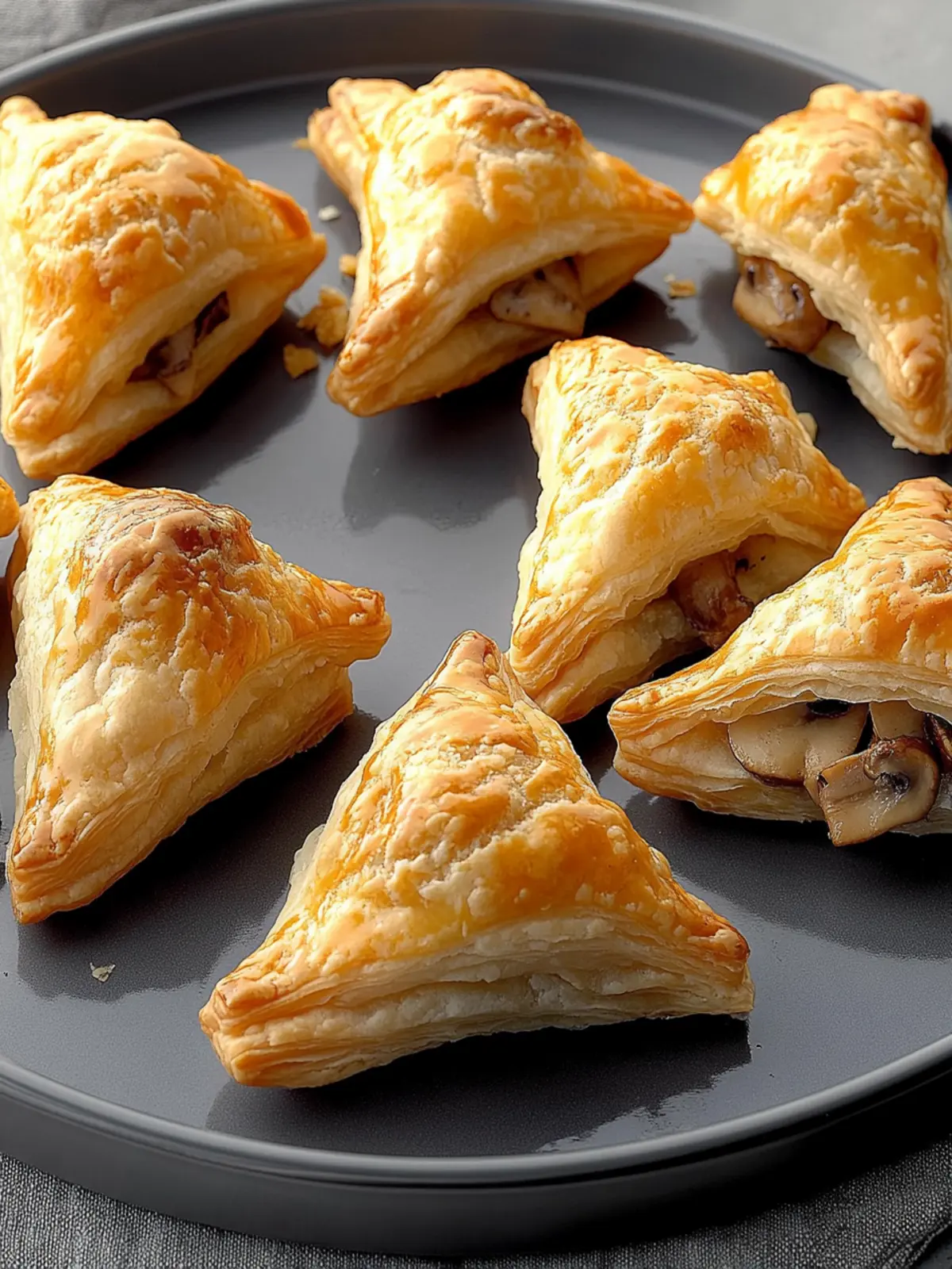 Mushroom Puff Pastry Bites