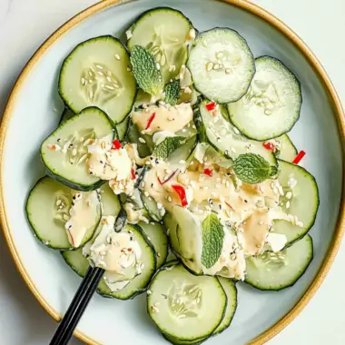 California Roll Cucumbers Salad: A Refreshing Twist on Sushi 9 California Roll Cucumbers