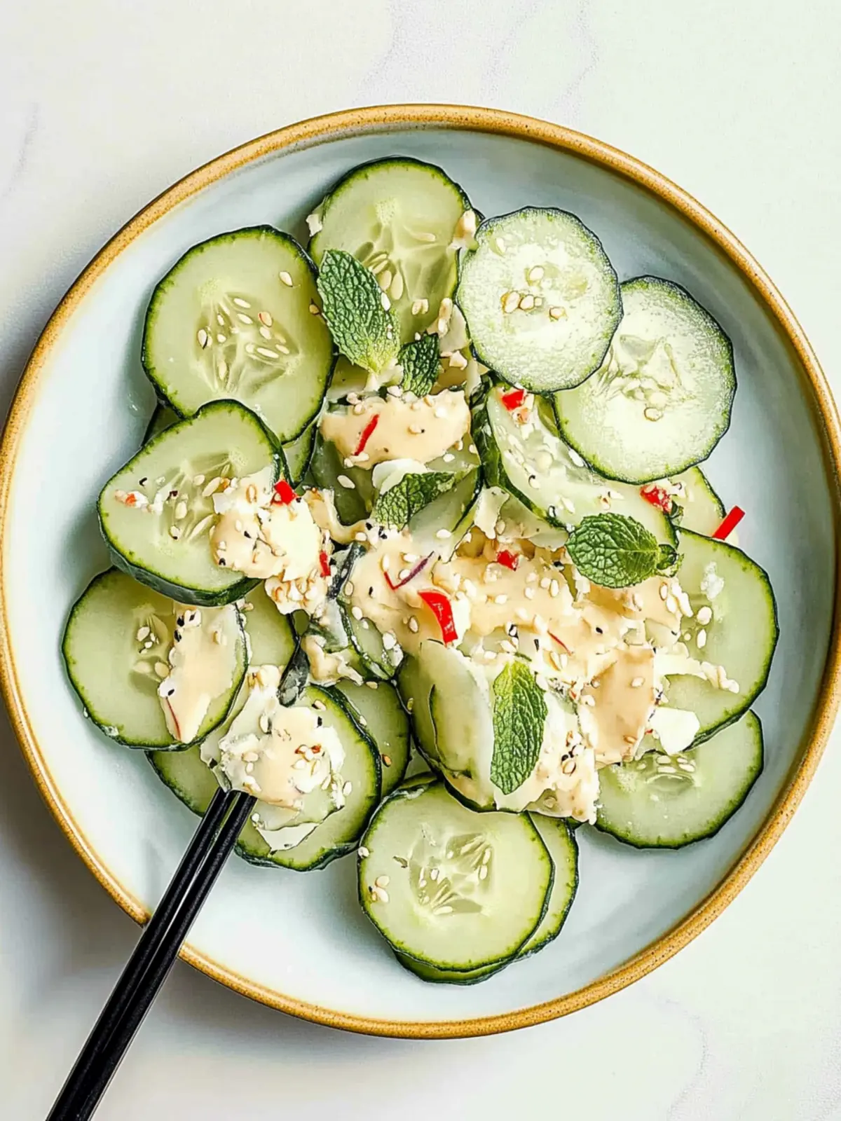California Roll Cucumbers Salad: A Refreshing Twist on Sushi 5 California Roll Cucumbers