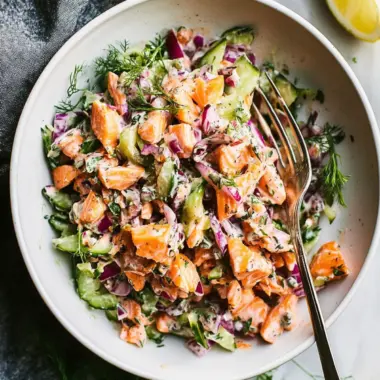 Zesty Salmon Salad: Fresh, Creamy, and Perfect for Meal Prep 9 Salmon Salad