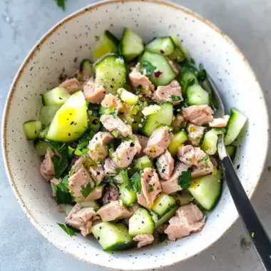 Tuna Salad With Cucumber: A Fresh Twist for Your Lunch! 9 Tuna Salad With Cucumber