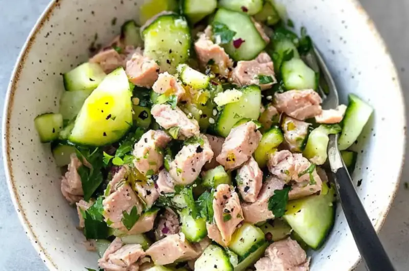 Tuna Salad With Cucumber