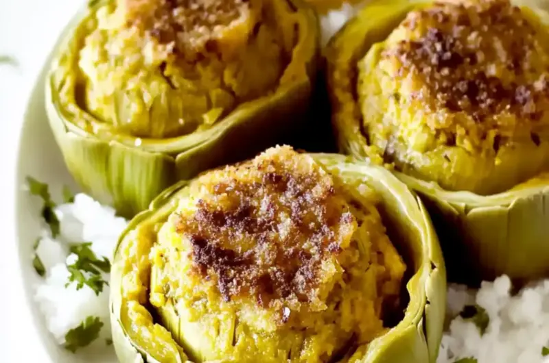 Stuffed Artichoke Bottoms