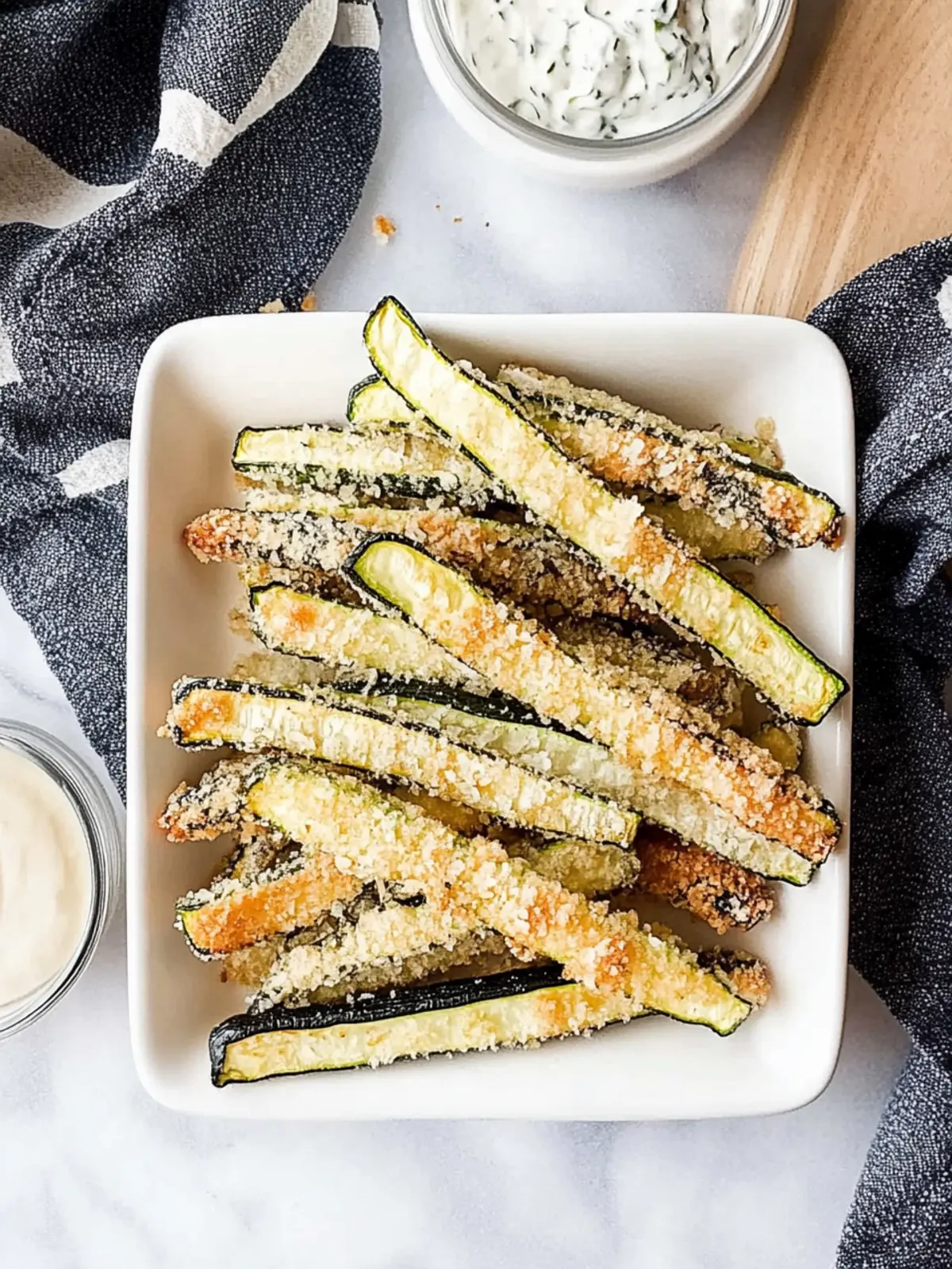 Crispy Baked Zucchini Fries: Guilt-Free Crunchy Snack 2 Crispy Baked Zucchini Fries