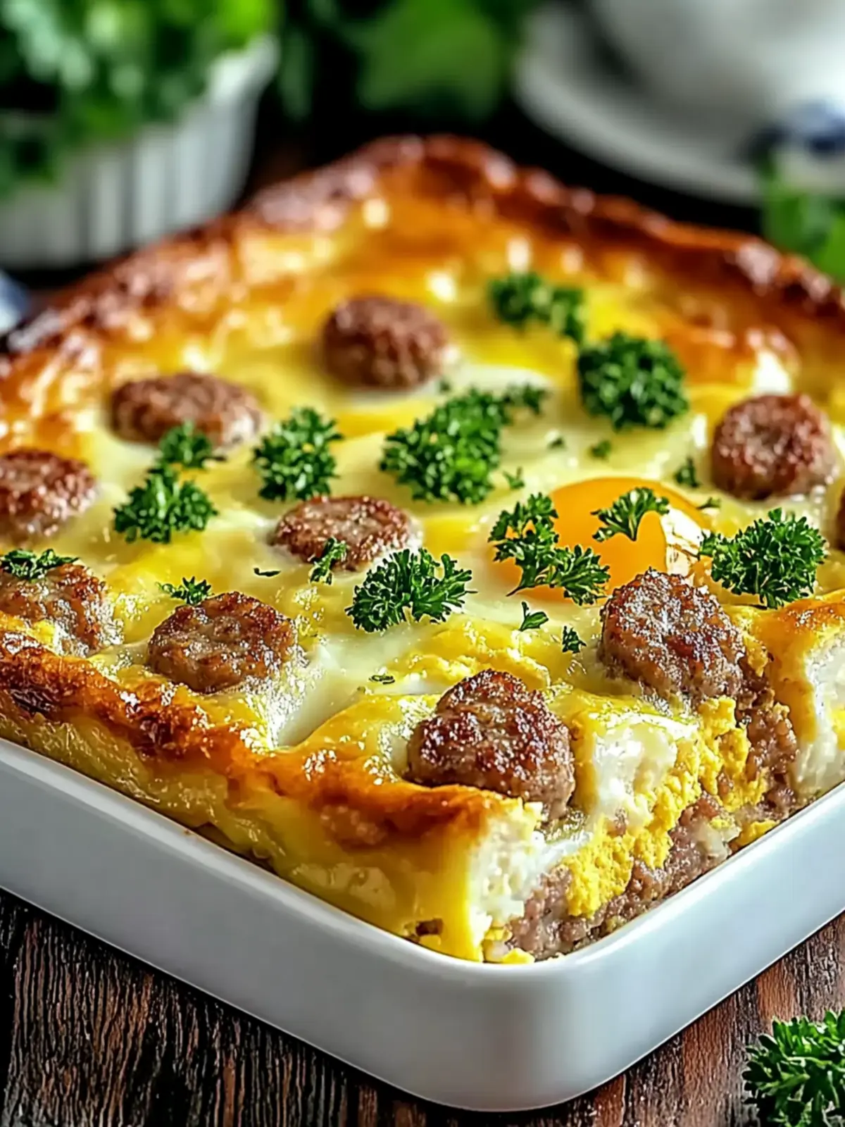 Satisfying Egg and Sausage Bake for a Hearty Breakfast 2 Egg and Sausage Bake