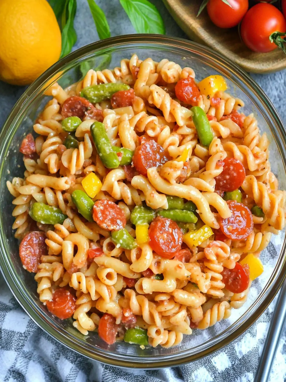 Bloody Mary Pasta Salad