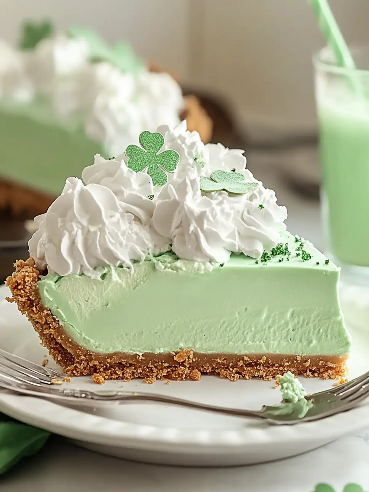 Shamrock Shake Pie: The Ultimate Minty Dessert for St. Patrick's Day 2 Shamrock Shake Pie