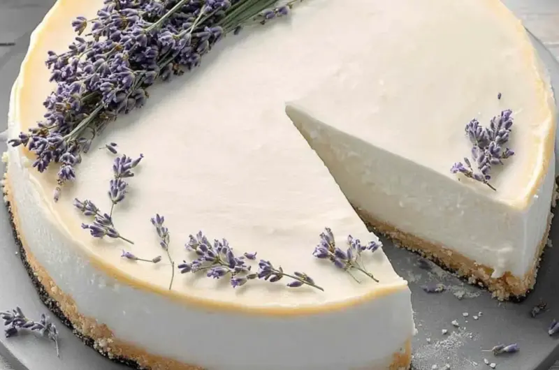 Lavender Honey Cheesecake