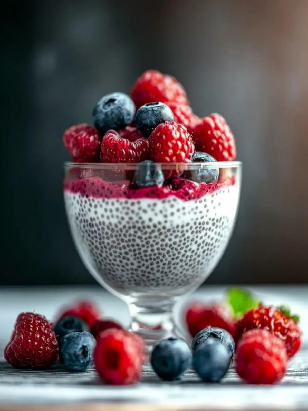 Delicious Chia Seed Pudding with Berries for Easy Healthy Snacking 3 Chia Seed Pudding with Berries