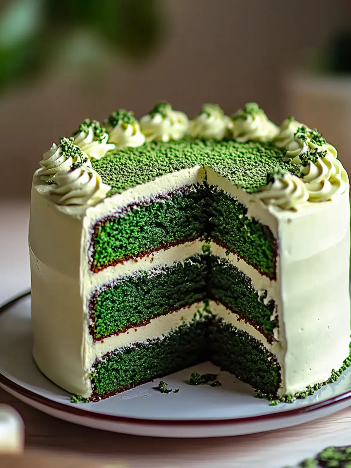Green Velvet Cake