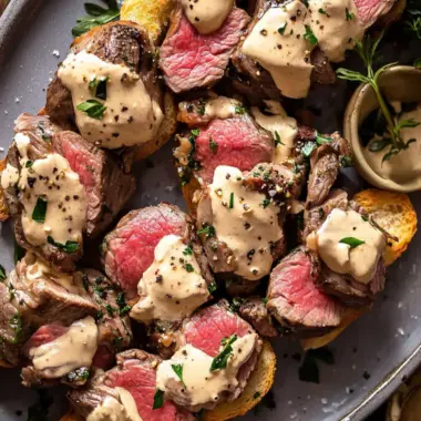Beef Tenderloin Crostini