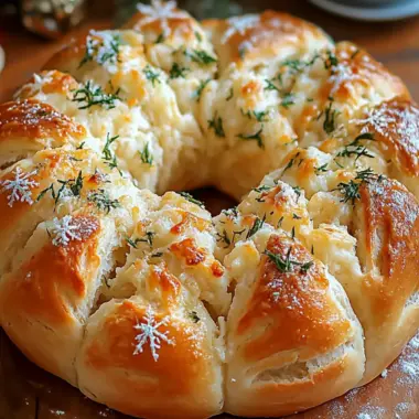 Craft Irresistible Snowflake Cheese Bread for Cheesy Joy 9 Snowflake Cheese Bread