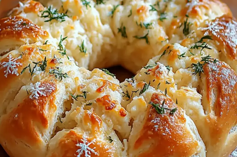 Snowflake Cheese Bread