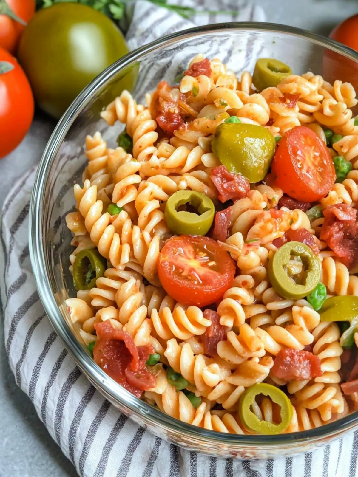 Bloody Mary Pasta Salad
