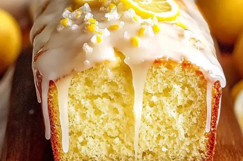 Lemon Bread with Glaze