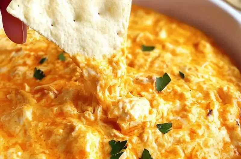 Oven Buffalo Chicken Dip
