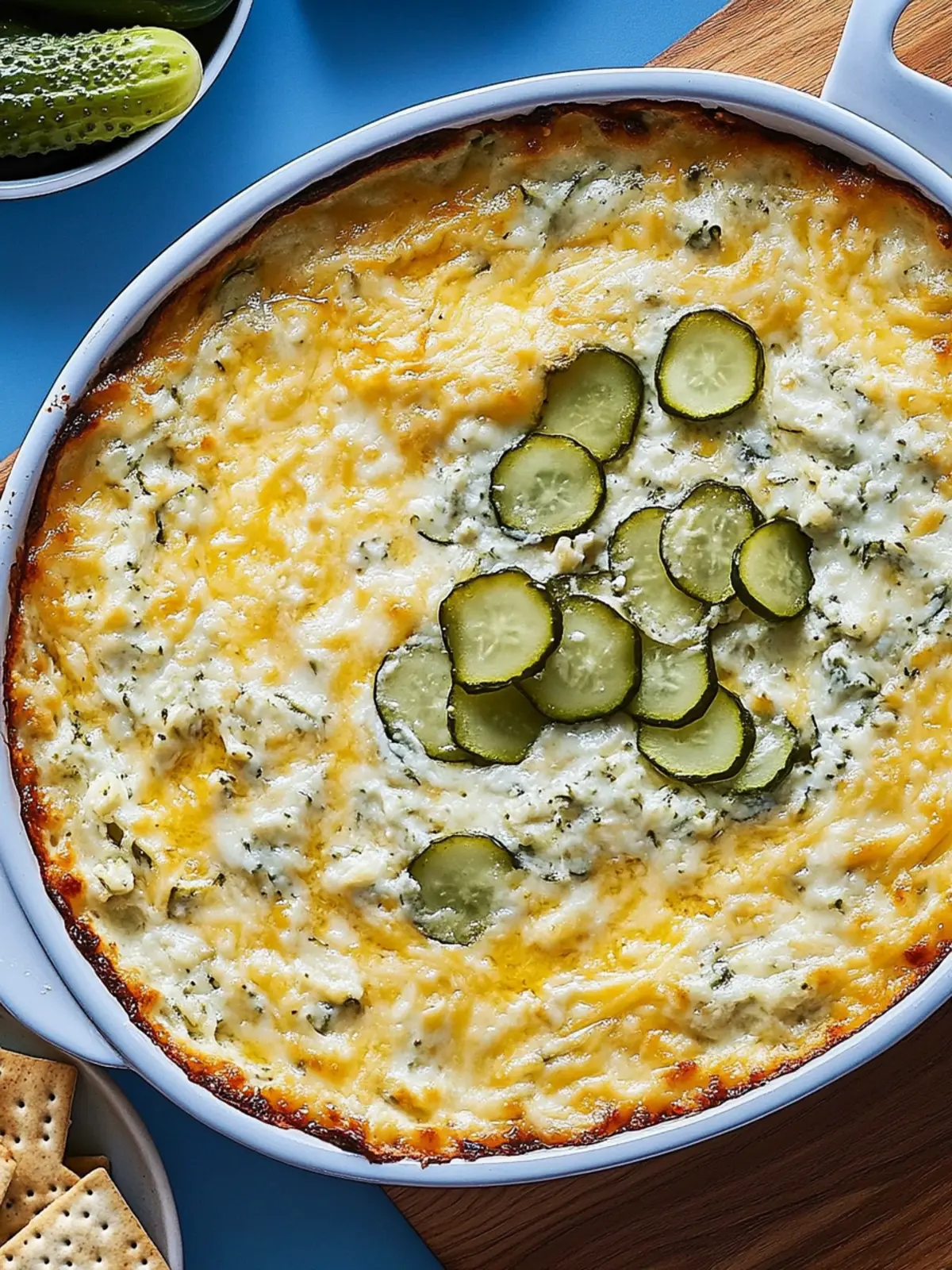 Delicious Hot Pickle and Cheese Cracker Dip That's Irresistible 5 Hot Pickle and Cheese Cracker Dip