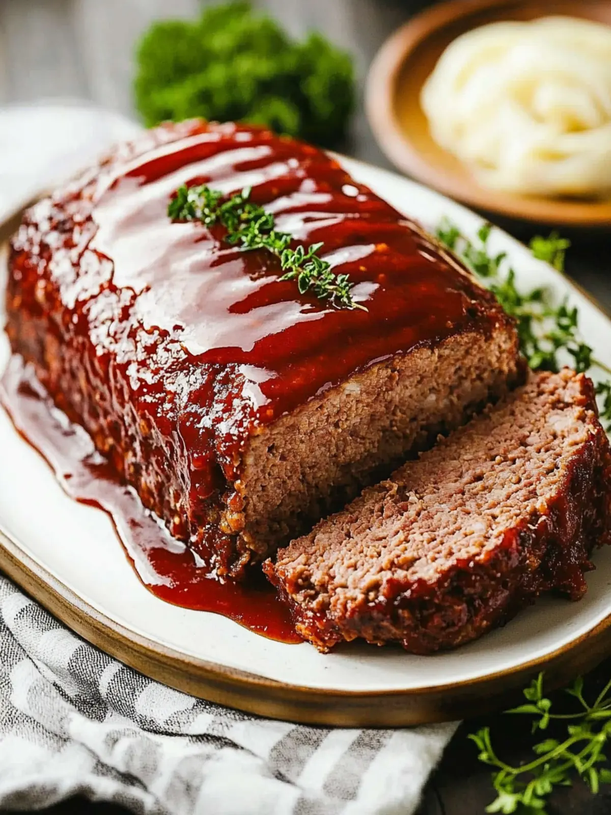 Old fashioned Momma’s Meatloaf