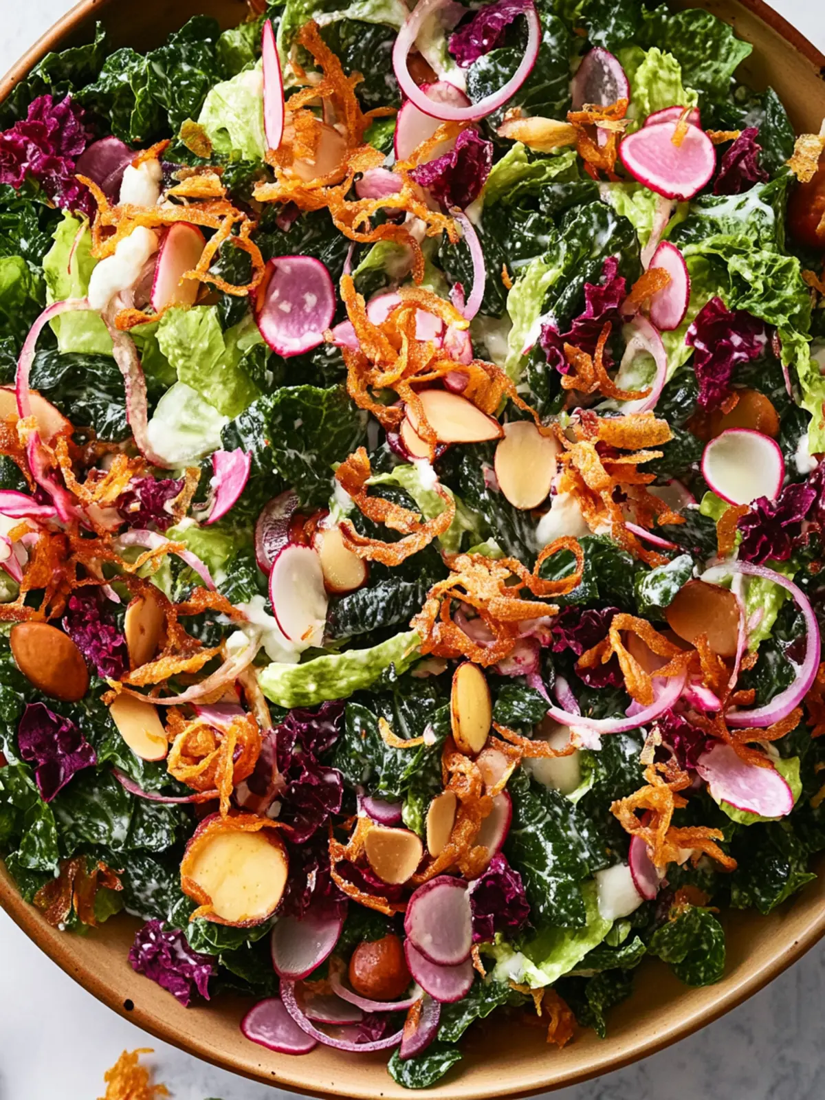 Make-Ahead Holiday Salad with Fried Shallots and Sweet Dates 4 Make-Ahead Holiday Salad