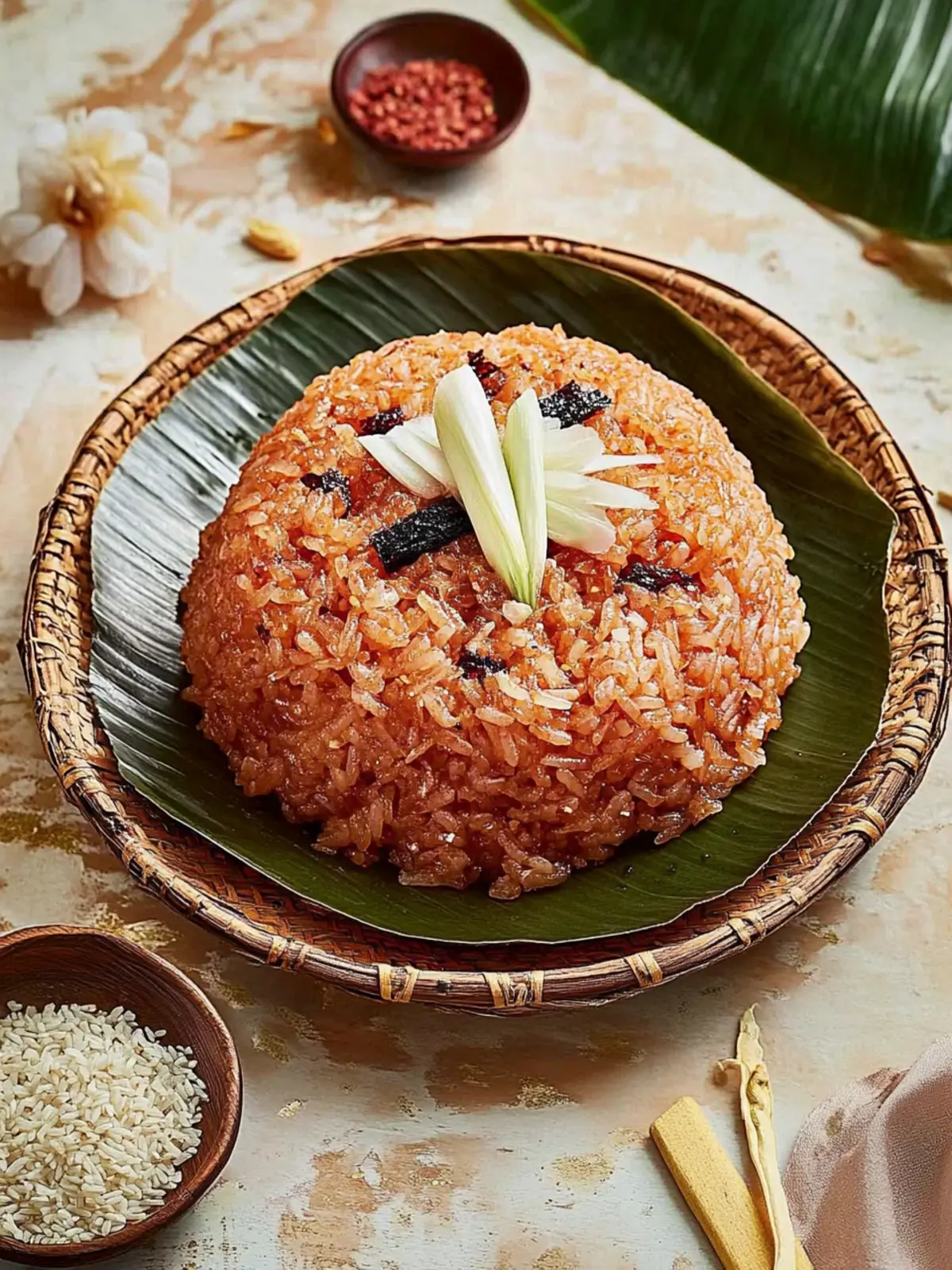 Irresistible Xôi Gấc: Sweet Sticky Rice Magic at Home 4 Xôi Gấc (Red Sticky Rice)