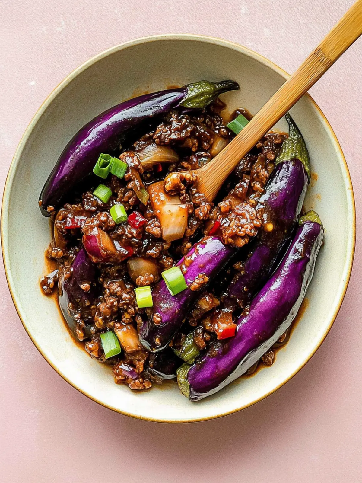 Savor Chinese Eggplant Stir-Fry with Ground Pork Delight 2 Chinese Eggplant