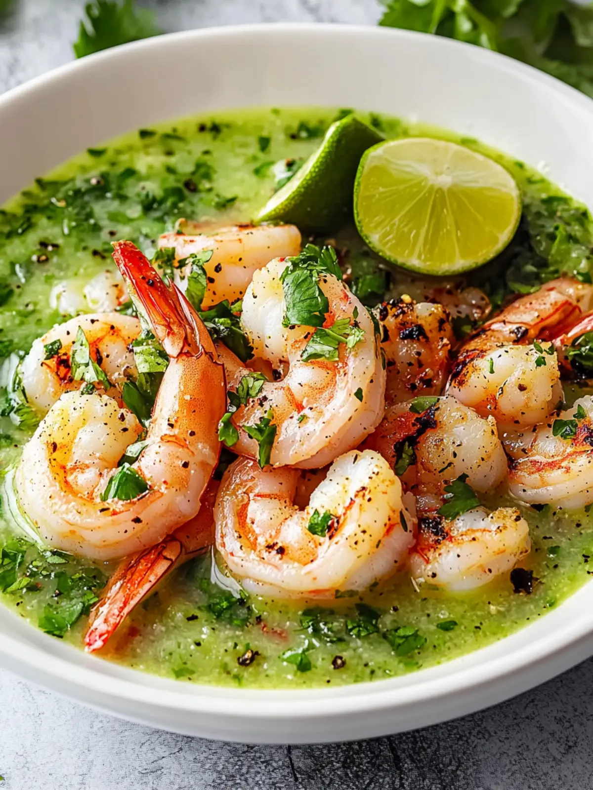 Delicious Shrimps in Culichi Salsa: A Dairy-Free Delight! 4 Shrimps in Culichi Salsa