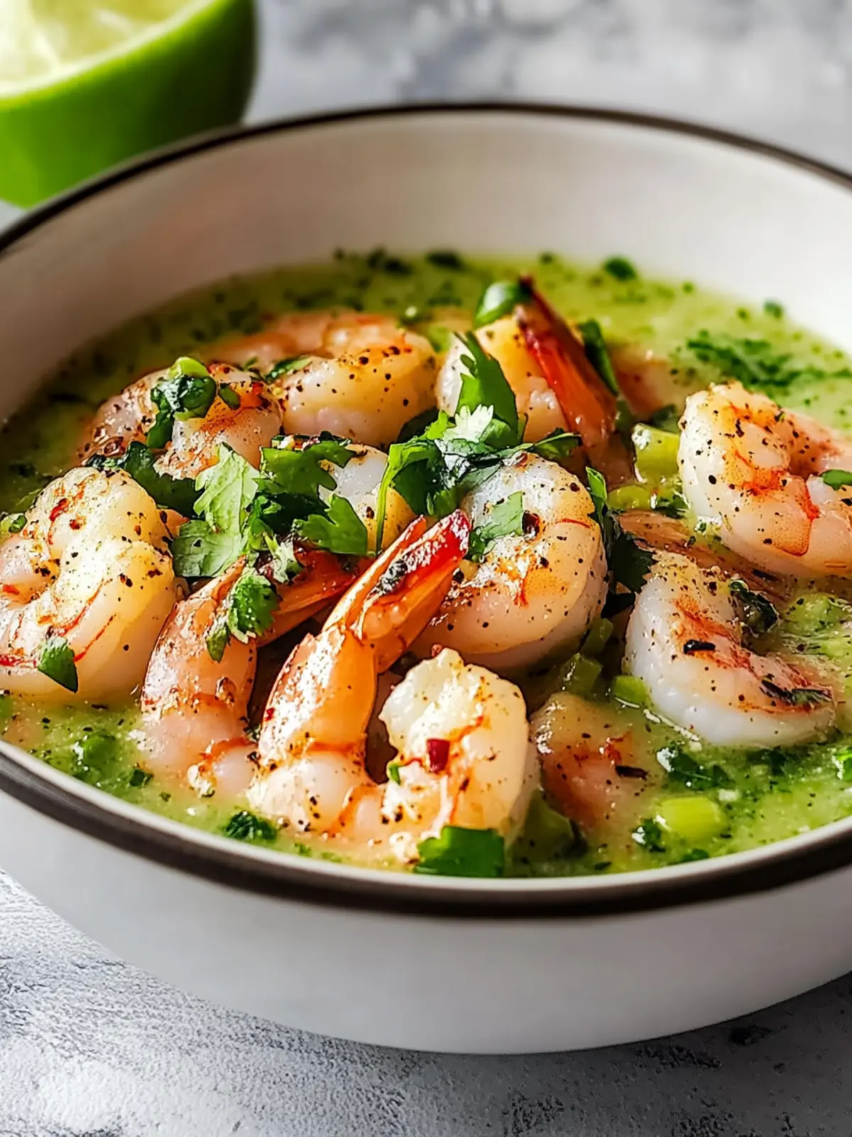 Delicious Shrimps in Culichi Salsa: A Dairy-Free Delight! 3 Shrimps in Culichi Salsa