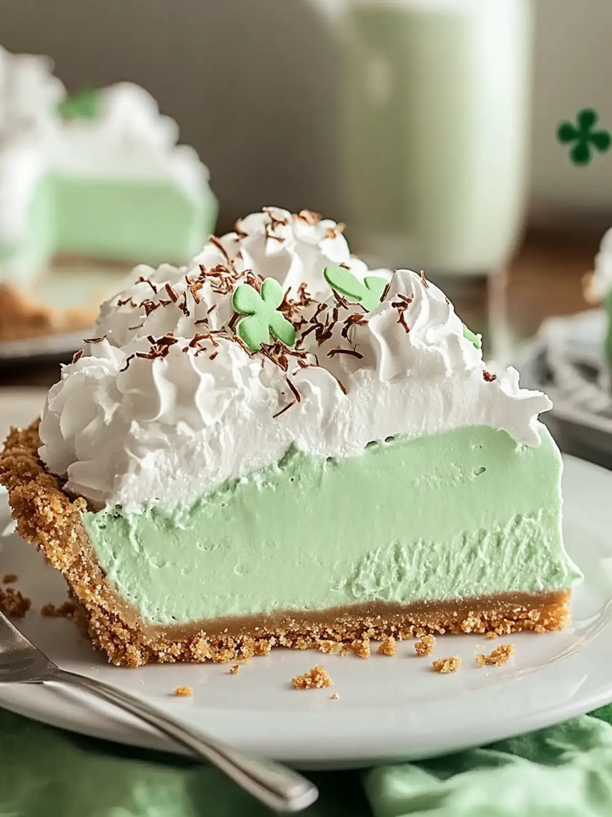 Delicious Shamrock Shake Pie for Your St. Patrick’s Day Fun 2 Shamrock Shake Pie