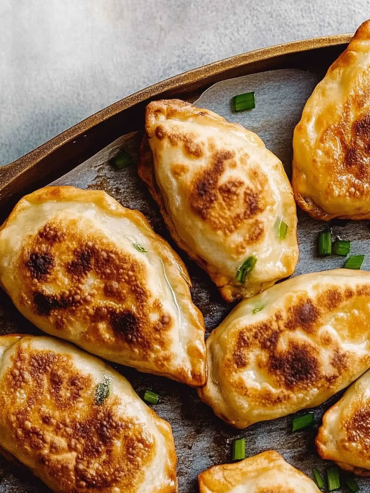 Savor Succulent Pan-Fried Chive Pockets Bursting with Flavor 3 Pan-Fried Chive Pockets