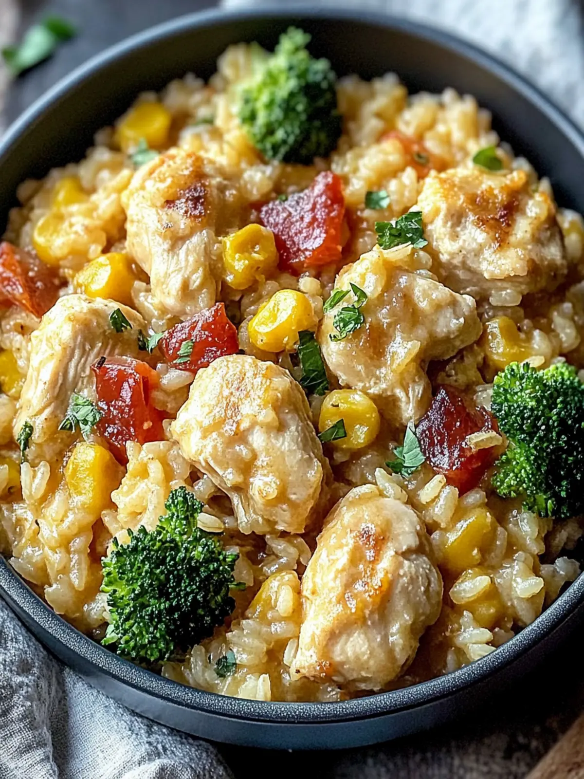 Savor the Comfort of Chicken and Rice Skillet Tonight 2 Chicken and Rice Skillet