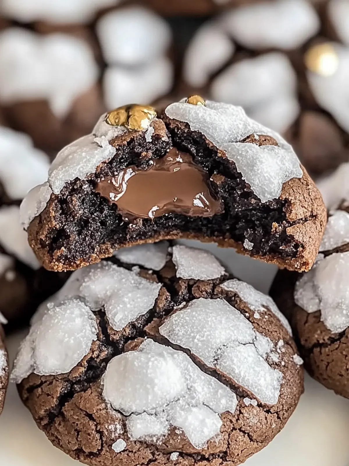 Delicious Chocolate Crinkle Blossom Cookies You’ll Adore 3 Chocolate Crinkle Blossom Cookies