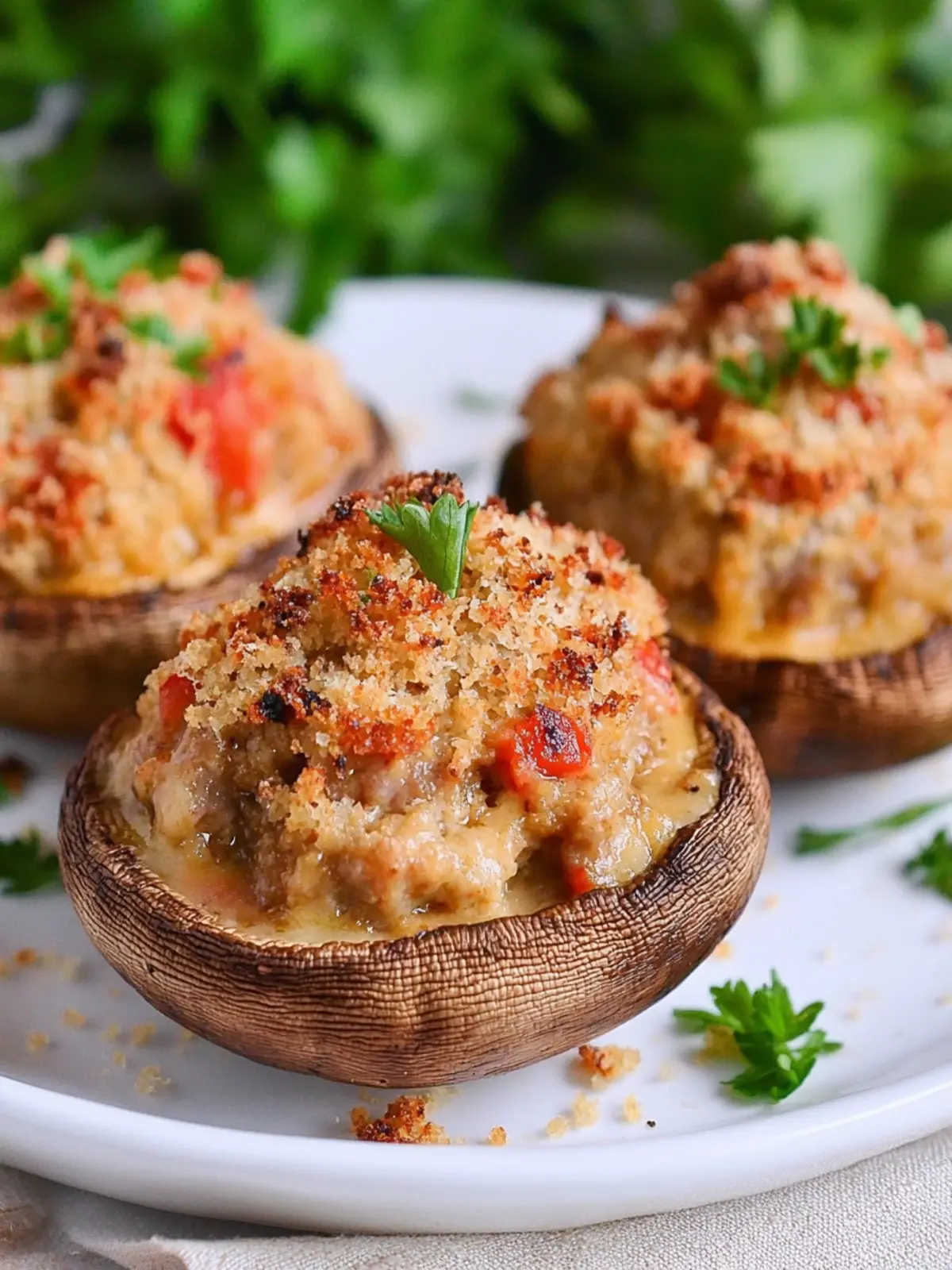 Sausage Stuffed Mushrooms