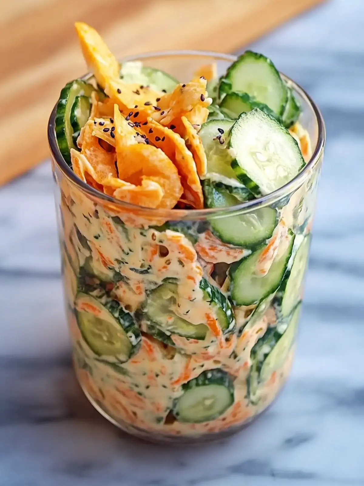 Asian Cucumber Salad Bowl