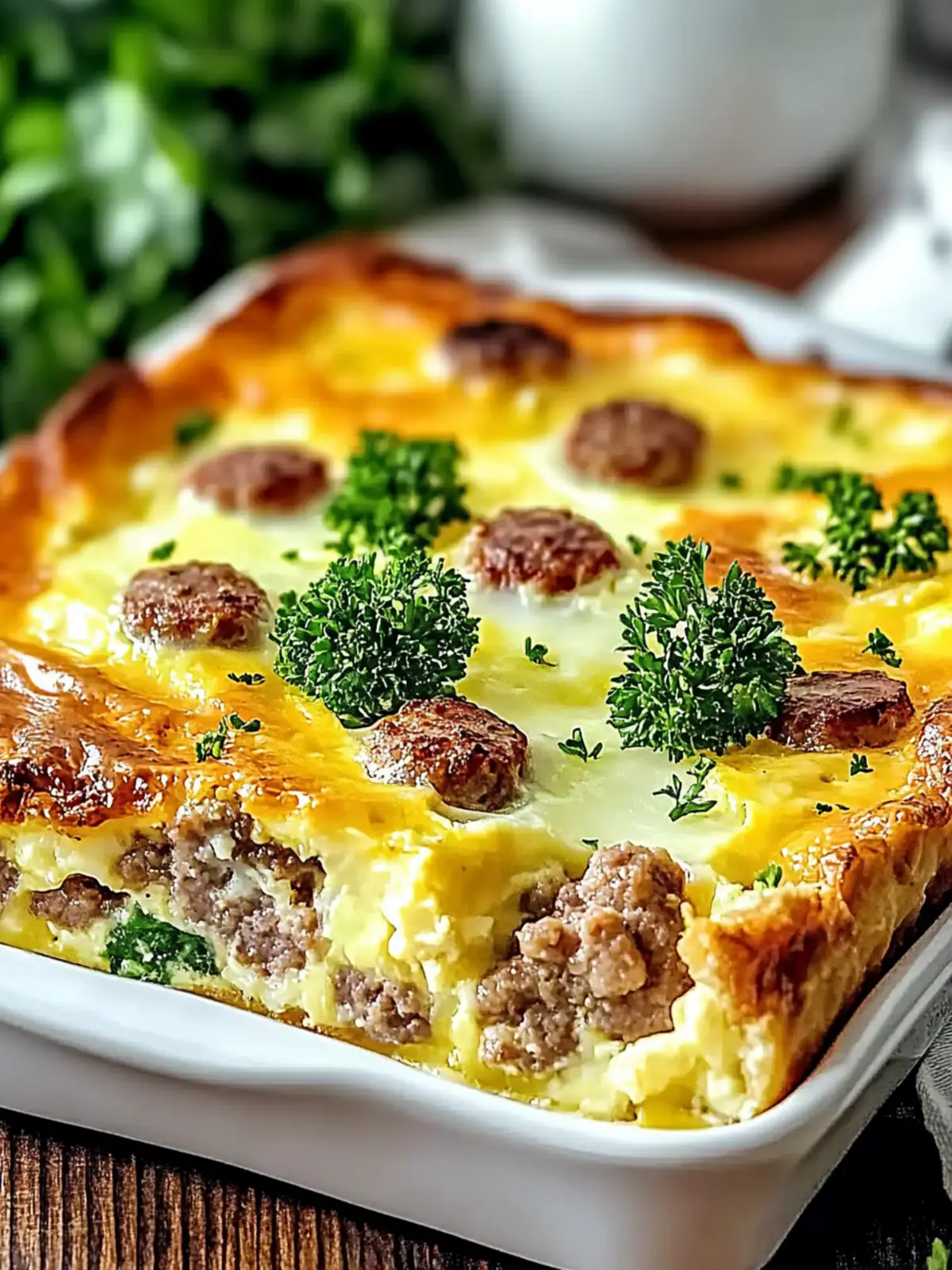 Satisfying Egg and Sausage Bake for a Hearty Breakfast 4 Egg and Sausage Bake