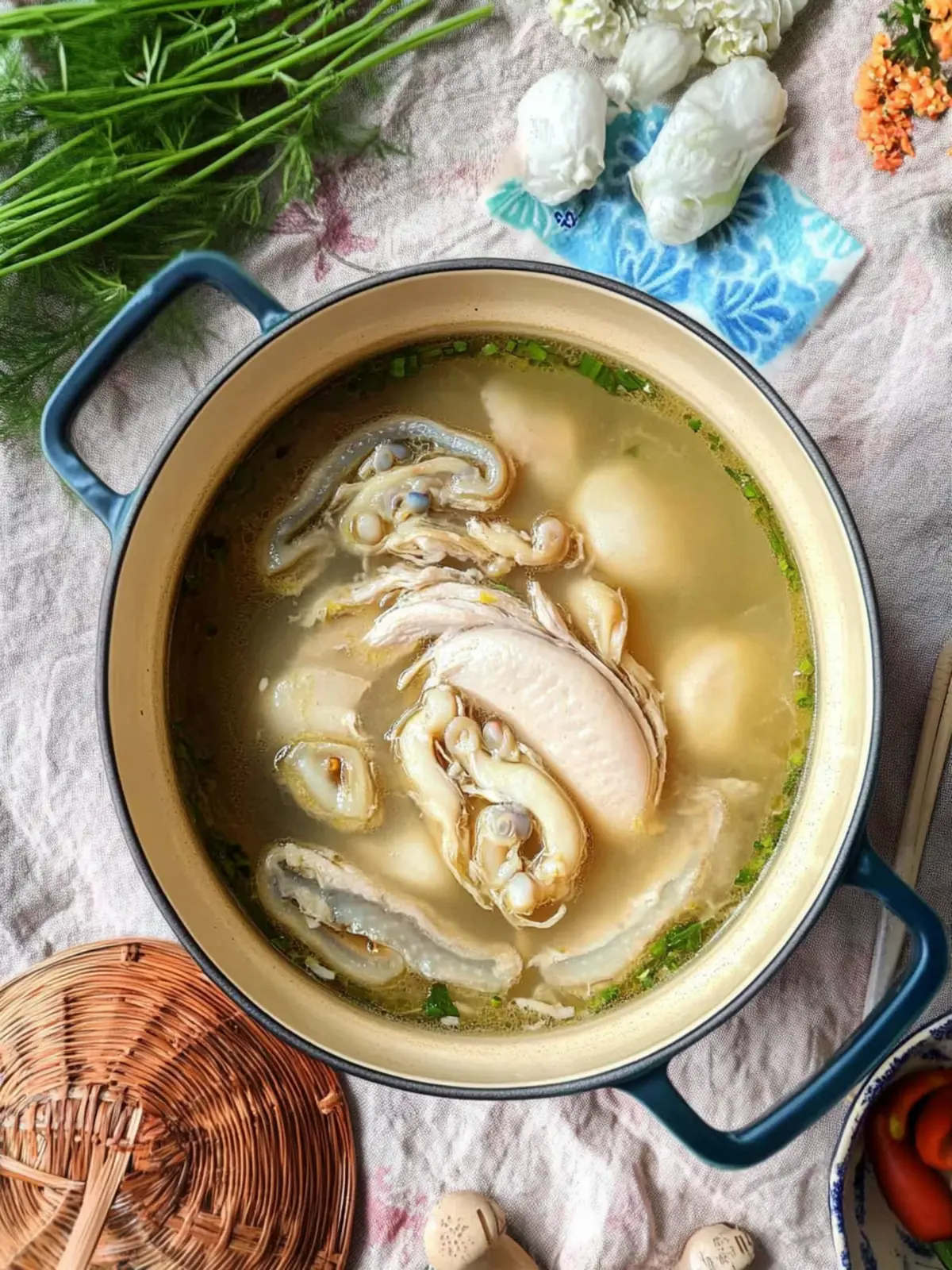 Abalone Chicken Soup for Warm Family Feasts 5 Abalone Chicken Soup