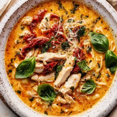 Sun-Dried Tomato Chicken Soup