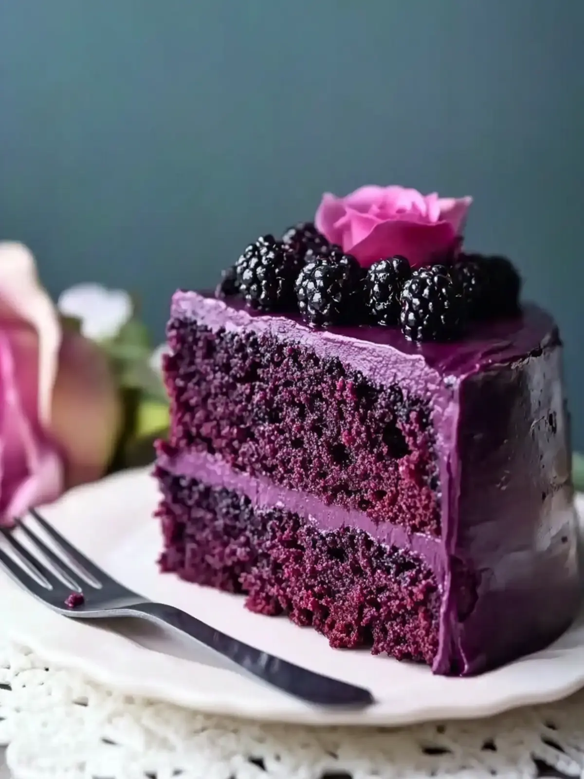 Decadent Blackberry Velvet Cake: A Must-Try Summer Delight 3 Blackberry Velvet Cake