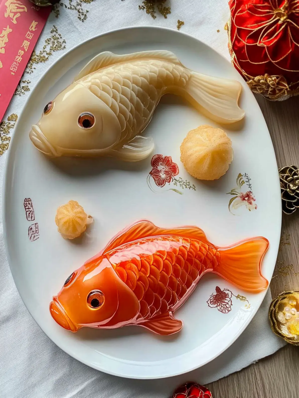 Festive CNY Koi Fish Jelly: Easy Dessert for Good Fortune 3 CNY Koi Fish Jelly (Easy Chinese New Year Dessert)